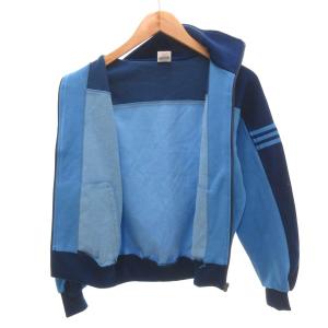 adidas Originals ヴィンテージ 70s~80s 西ドイツ デサント製 トラックジャケット トレイフォル刺繍 1 ライトブルー