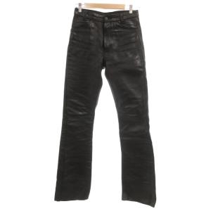 レザーパンツ 革 USA製 30 黒 ブラック /UO GY58