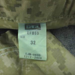 EDWIN デニムパンツ ジーンズ ストレートパンツ 32 紺 ネイビー EFB53 /SY82 GY58