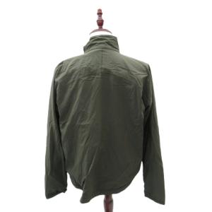 Patagonia ブルゾンジャケット ミドル丈 L ナイロン カーキ スタンドカラー /HO14 GY58