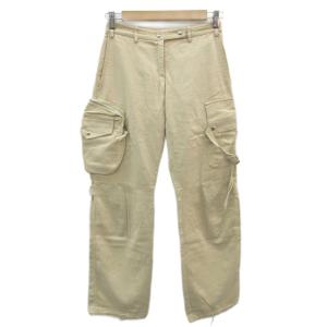 カーゴパンツ ストレート ロング丈 40 ベージュ /HO55 GY58