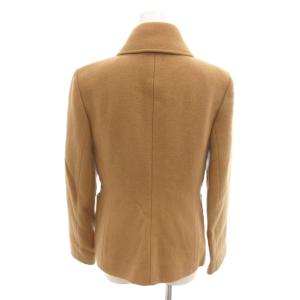 TRUSSARDI 美品 ジャケット 40 ベージュ モヘア 長袖 レギュラーカラー パッチポケット 8655-311353140