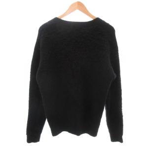B:MING LIFE STORE by BEAMS 美品 カーディガン ニット ウール M 黒 ブラック Vネック 長袖 ボタンフロント /SJ GY60