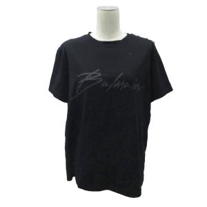Tシャツ カットソー M 黒 ブラック ロゴプリント 半袖 /SM9 GY58