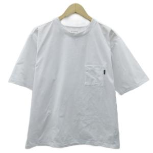Tシャツ カットソー L 白 ホワイト 半袖 /SM49 GY58