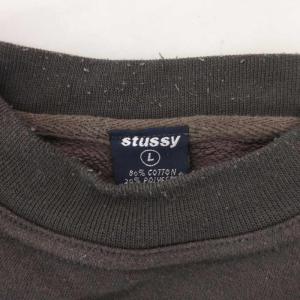 STUSSY オールドステューシー スウェット トレーナー ロゴ M グレー /JS GY58