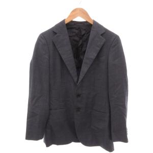 UNITED ARROWS セットアップ スーツ テーラードジャケット シングル パンツ スラックス ワンタック 44 紺 ネイビー