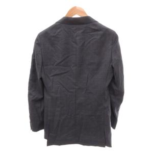 UNITED ARROWS セットアップ スーツ テーラードジャケット シングル パンツ スラックス ワンタック 44 紺 ネイビー