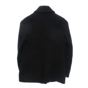 BEAUTY&YOUTH UNITED ARROWS メルトン Pコート ピーコート S 黒 ブラック ダブルブレスト 長袖 ハーフ丈 1625-104-3029