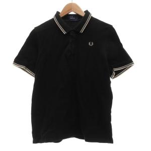 ポロシャツ 半袖 鹿の子 XL 黒 ブラック /JS GY60
