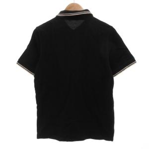 FRED PERRY ポロシャツ 半袖 鹿の子 XL 黒 ブラック /JS GY60