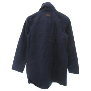 AIGLE 美品 ジャケット 40 紺 ネイビー 無地 コットン スタンドカラー パッチポケット /SJ GY60