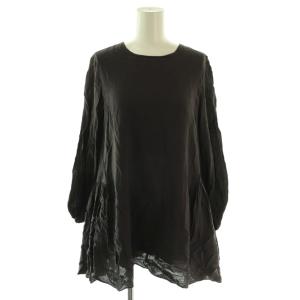 SALON ブラウス 長袖 プルオーバー F チャコールグレー /NR GY58