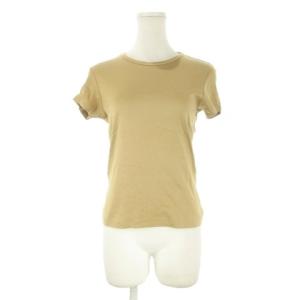 Tシャツ M 茶 ブラウン 無地 ラウンドネック 半袖 /CK37 GY58