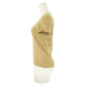 RL RALPH LAUREN Tシャツ M 茶 ブラウン 無地 ラウンドネック 半袖 /CK37 GY58