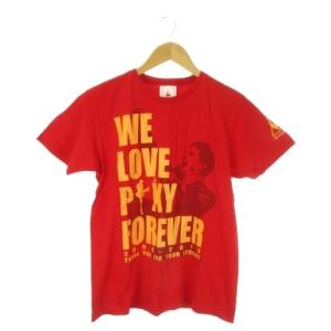Tシャツ M 赤 レッド 半袖 クルーネック プリント 名古屋グランパスエイト ドラガン ストイコビッチ