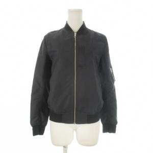 ブルゾン MA-1 ミリタリー ジャケット F 黒 ブラック /CK14 GY58