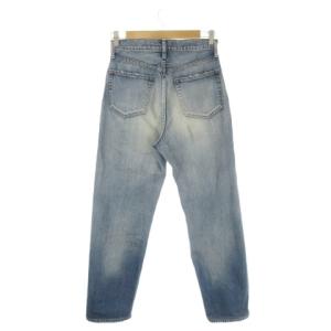 JOHNBULL デニム ジーンズ S 青 ブルー インディゴ ダメージ加工 ウォッシュ加工 ハイウエスト /CK14 GY58