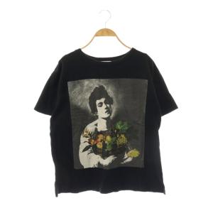 Tシャツ カットソー 半袖 M ブラック マルチカラー /DO GY60