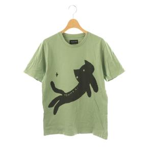 Tシャツ カットソー 半袖 2 ライトグリーン ブラック /DO GY60