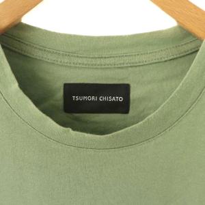 TSUMORI CHISATO Tシャツ カットソー 半袖 2 ライトグリーン ブラック /DO GY60