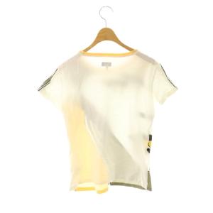 ARMANI JEANS カットソー Tシャツ 半袖 I40 ホワイト /HK GY60