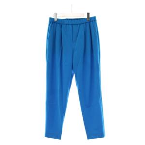 パンツ スラックス 40 青 ブルー ウエストゴム タック入 フルレングス /PP GY60