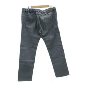 GIORGIO ARMANI ストレートパンツ 38 グレー 無地 ロング丈 /YS35 GY60
