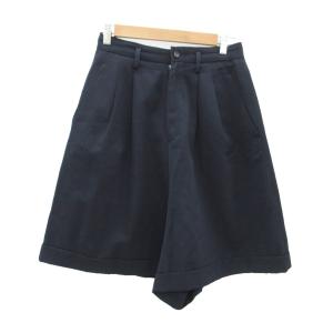 キュロットパンツ ショートパンツ 短パン M 紺 ネイビー ロールアップ GP-11002M /YS43