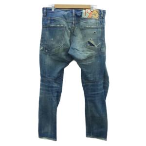 DSQUARED2 デニムパンツ ジーンズ スリム 46 青 ブルー クラッシュ ダメージ加工 ウォッシュ加工 /HO22