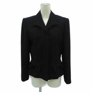 東京ソワール ヴィンテージ フォーマル ジャケット 上着 ミドル丈 黒 ブラック /HO37 GY60