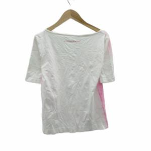 CASTELBAJAC × ディズニー Disney Tシャツ カットソー L オフホワイト ピンク ティンカーベル 半袖 ラウンドネック