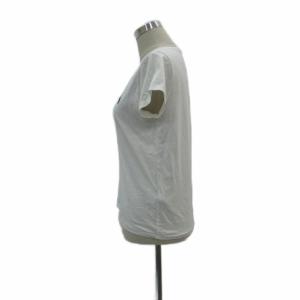POLO RALPH LAUREN Tシャツ カットソー M 白 ホワイト Vネック 半袖 ロゴ刺繍 /SM19 GY63