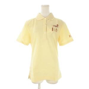GOLF ポロシャツ スポーツ L ベージュ ポロシャツ襟 半袖 ロゴ刺繍 /CK10 GY59