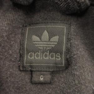 adidas Originals ベロアジャケット ジャージ O グレー トレフォイルロゴ スリーストライプス 長袖 /AO28 GY59