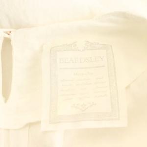 BEARDSLEY ブラウス 長袖 リネン混 F オフホワイト /DO ECB001