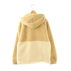 adidas ジャケット ジップアップ ボア S ベージュ /HK ECB001