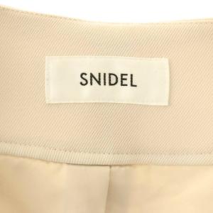 SNIDEL ノーカラージャケット 金ボタン 0 オフホワイト /DF ECB001
