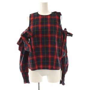 ブラウス チェック柄 F レッド マルチカラー /ES ECB001