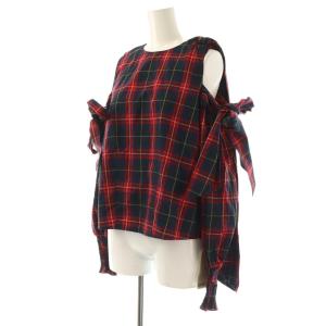 SNIDEL ブラウス チェック柄 F レッド マルチカラー /ES ECB001