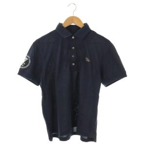 ゴルフ GOLF ポロシャツ 半袖 LL ネイビー /DO ECB001