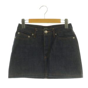 デニムスカート ミニ 台形 XS ネイビー /MY OS ECB001