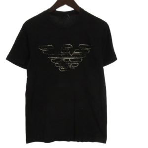 ロゴプリント Tシャツ 半袖 ブラック S ECD001