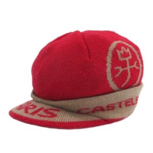 SPORT ニットキャップ 帽子 レッド 42 ECD001