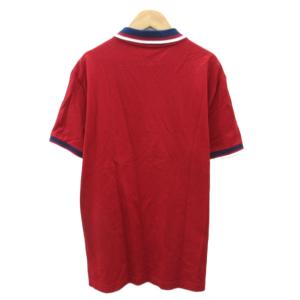 LACOSTE ポロシャツ L 赤 半袖 ポロカラー ロゴ /SY30 ECD001