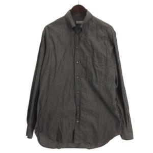 シャツ 長袖 グレー 40 ECD001