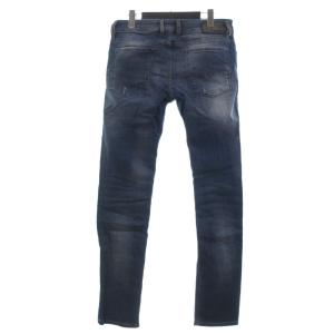 DIESEL デニムパンツ ジーンズ リペア加工 コットン 青 ブルー 31