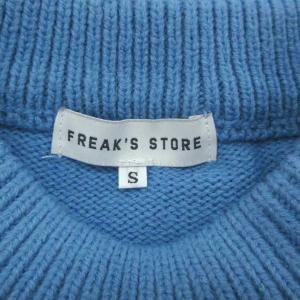 FREAK'S STORE × PEANUTS ニット セーター S オーバーサイズ 青 ブルー クルーネック スヌーピー 長袖 /SM13