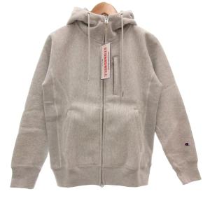 CHAMPION ストームシェル リバースウィーブ ジップパーカー S グレー