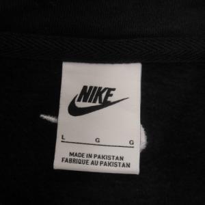 NIKE トレーナー L ブラック ハーフジップ 裏起毛